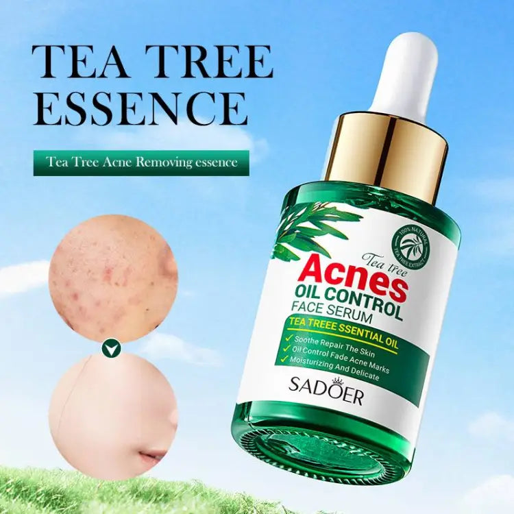 Sadoer Tea Tree Oil Control Anti-Acne Serum Essence 30ml - Buy Online in Pakistan at Cosmia.pk