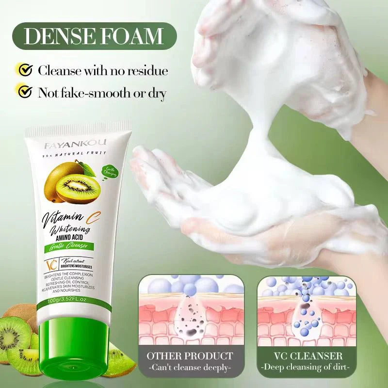 FAYANKOU Kiwifruit Extract Whitening Oil Control Cleanser – 100g - Buy Online in Pakistan at Cosmia.pk