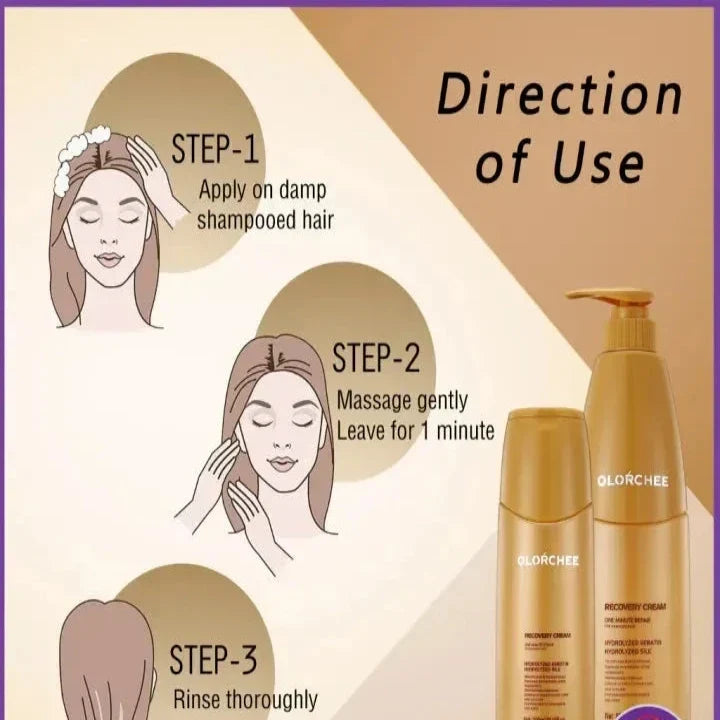Olorchee One Minute Repair Recovery Cream 800ml - Buy Online in Pakistan at Cosmia.pk