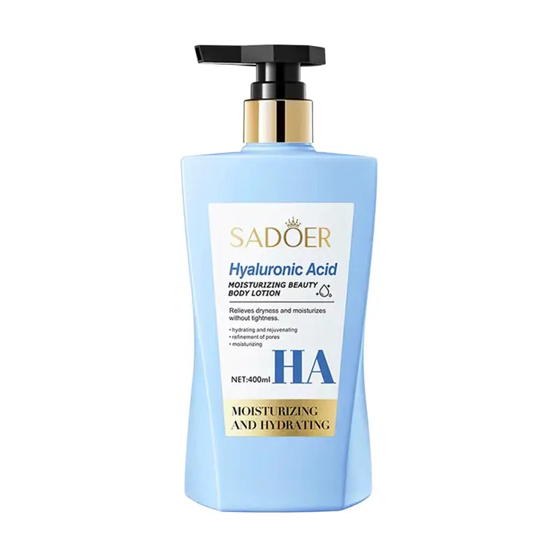 Sadoer Hyaluronic Acid Moisturizing Beauty Lotion - 400ml - Buy Online in Pakistan at Cosmia.pk