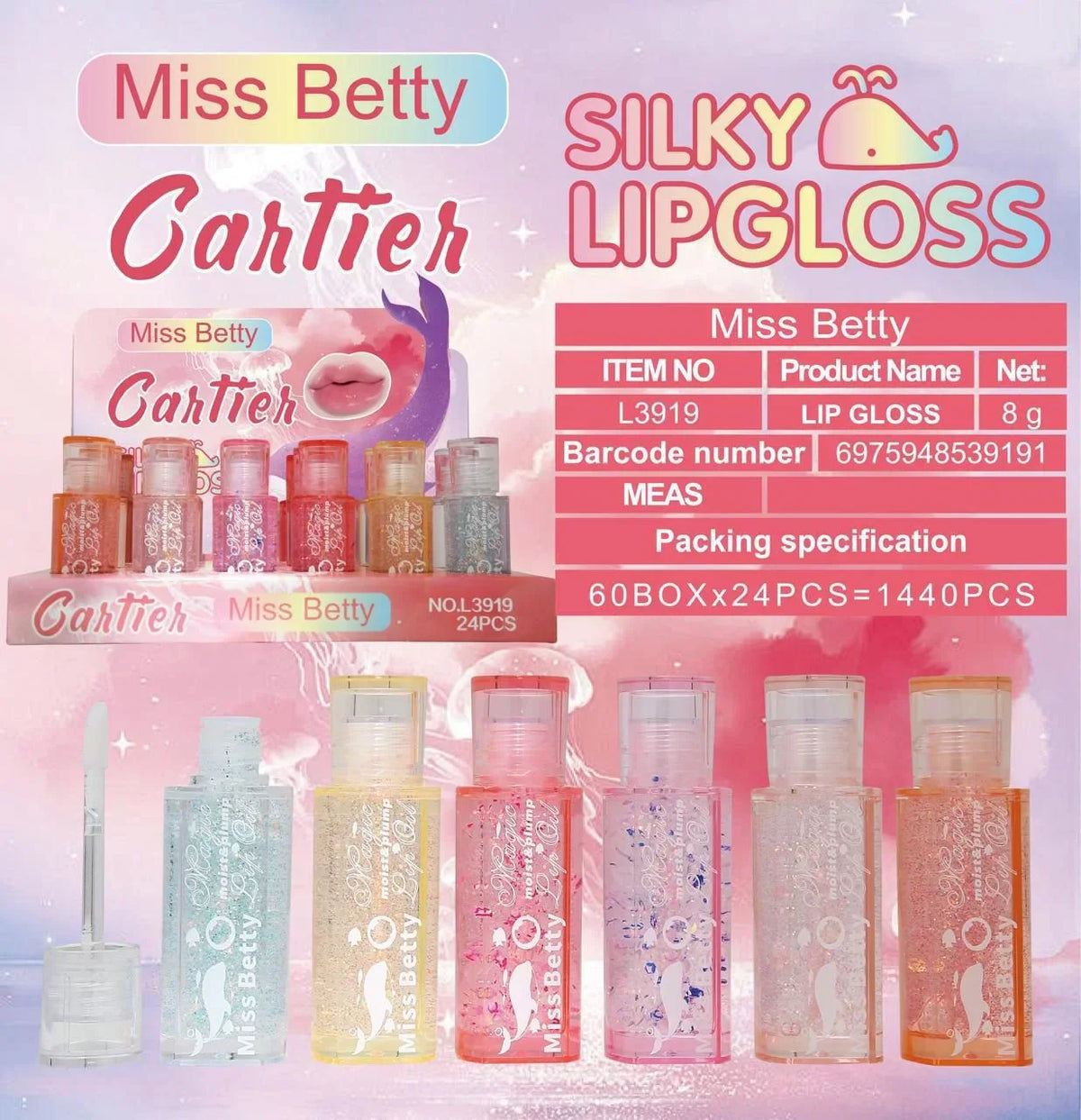 Miss Betty Silky Lipgloss - Buy Online in Pakistan at Cosmia.pk