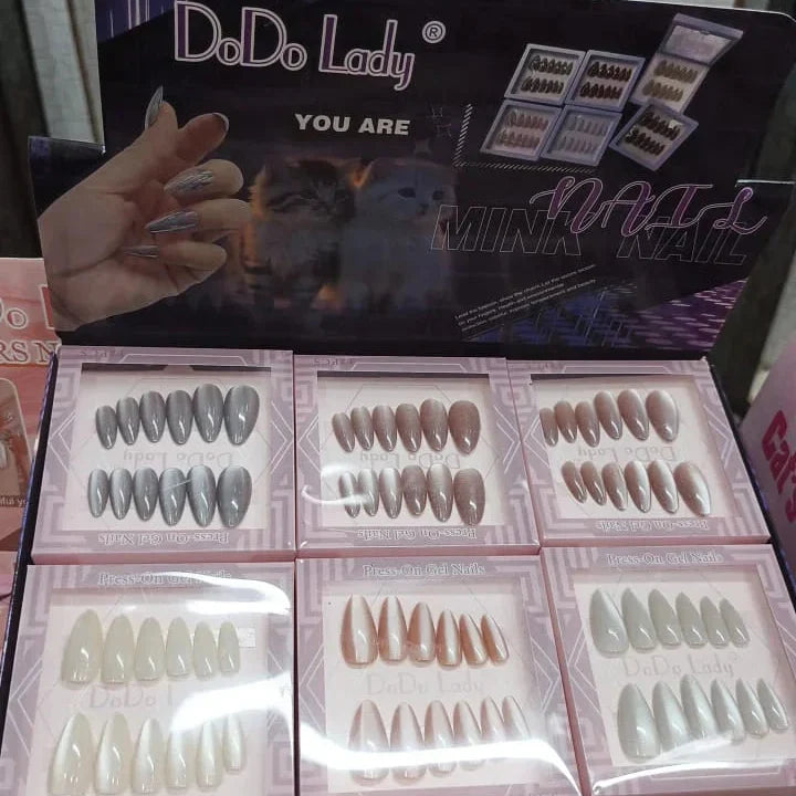 Dodo Lady Mink Nail - 12Pcs - Buy Online in Pakistan at Cosmia.pk