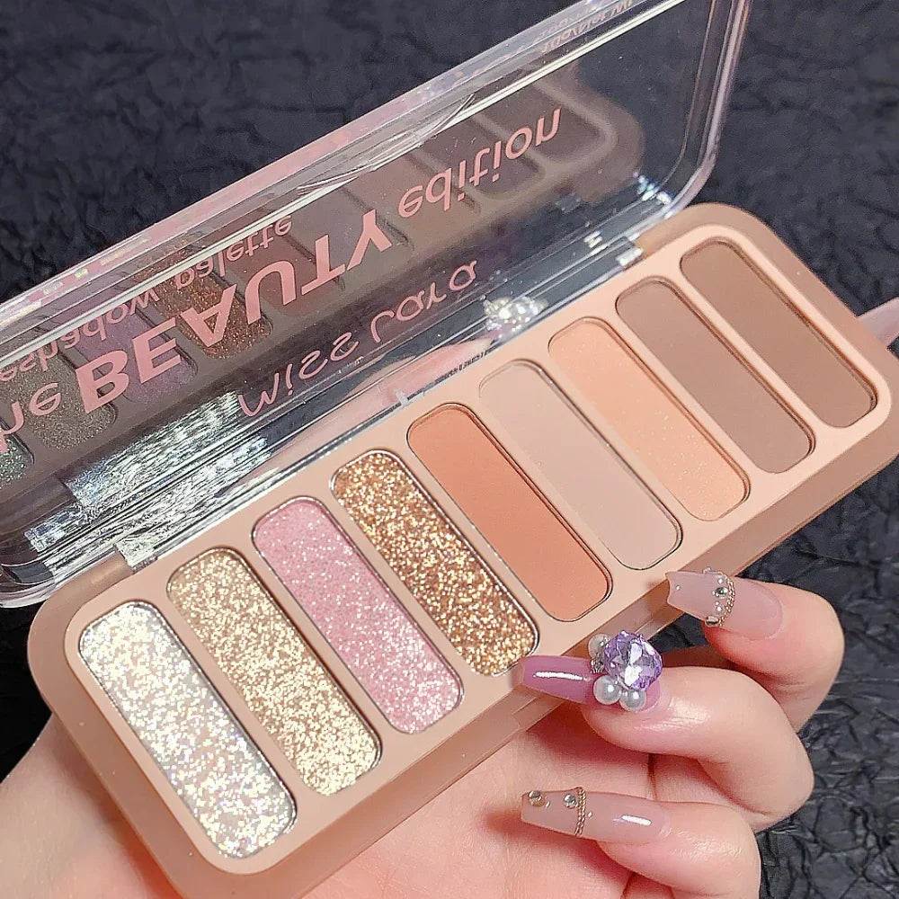 Miss Lara 9-color Blush Highlighter Eyeshadow Palette - Buy Online in Pakistan at Cosmia.pk