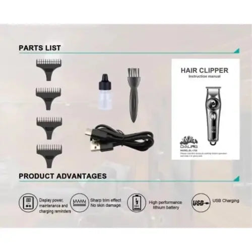 Daling DL-1768 Professional Hair Clipper - Buy Online in Pakistan at Cosmia.pk
