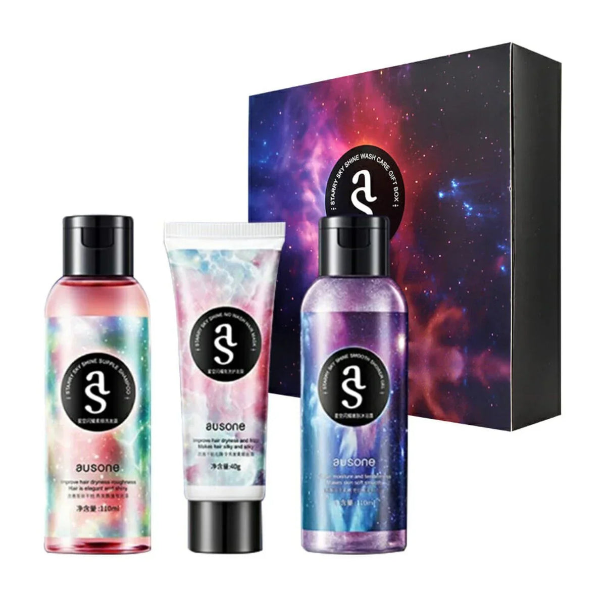 Ausone Australia Imported Shampoo Hair Mask Shower Gel 3Pcs Set - Buy Online in Pakistan at Cosmia.pk