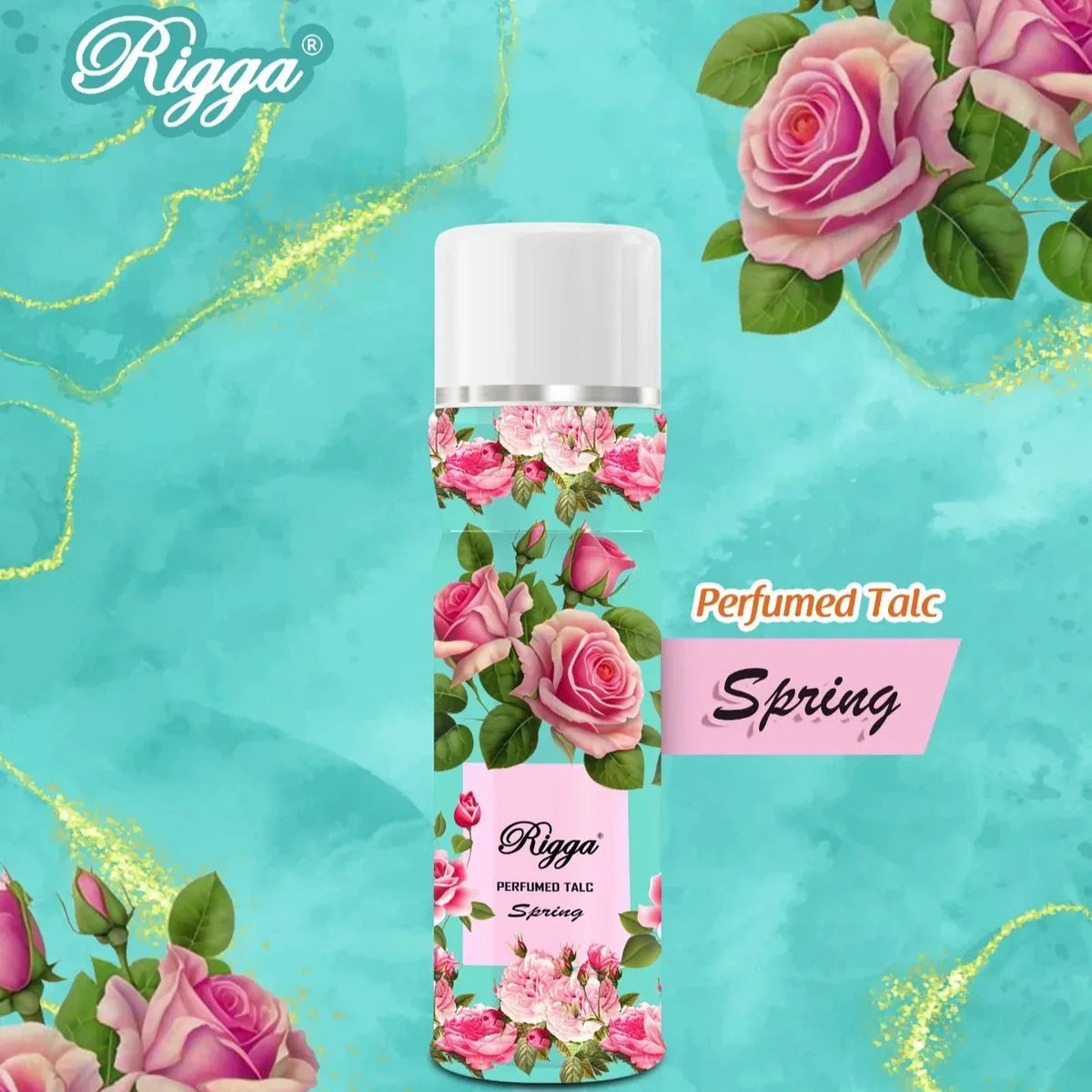 Rigga Spring Talcum Perfume 250g - Buy Online in Pakistan at Cosmia.pk