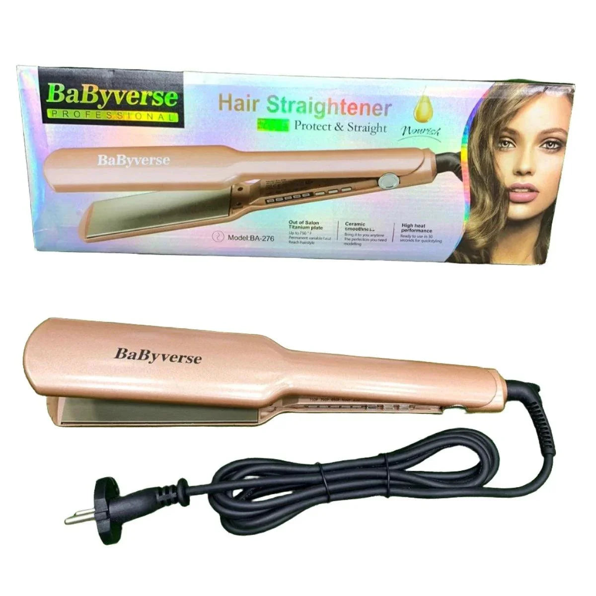 Babyverse Hair Straightener Protect & Straight - Buy Online in Pakistan at Cosmia.pk
