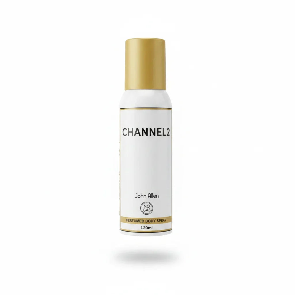 John Allen Channel 2 Perfumed Body Spray – 120ml - Buy Online in Pakistan at Cosmia.pk