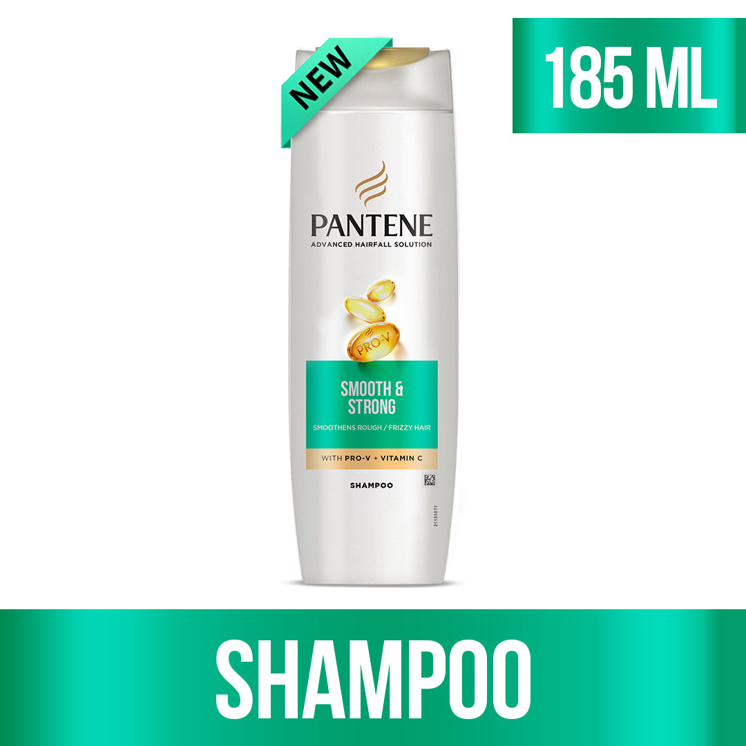Pantene Smooth & Strong Shampoo - 185ml - Buy Online in Pakistan at Cosmia.pk