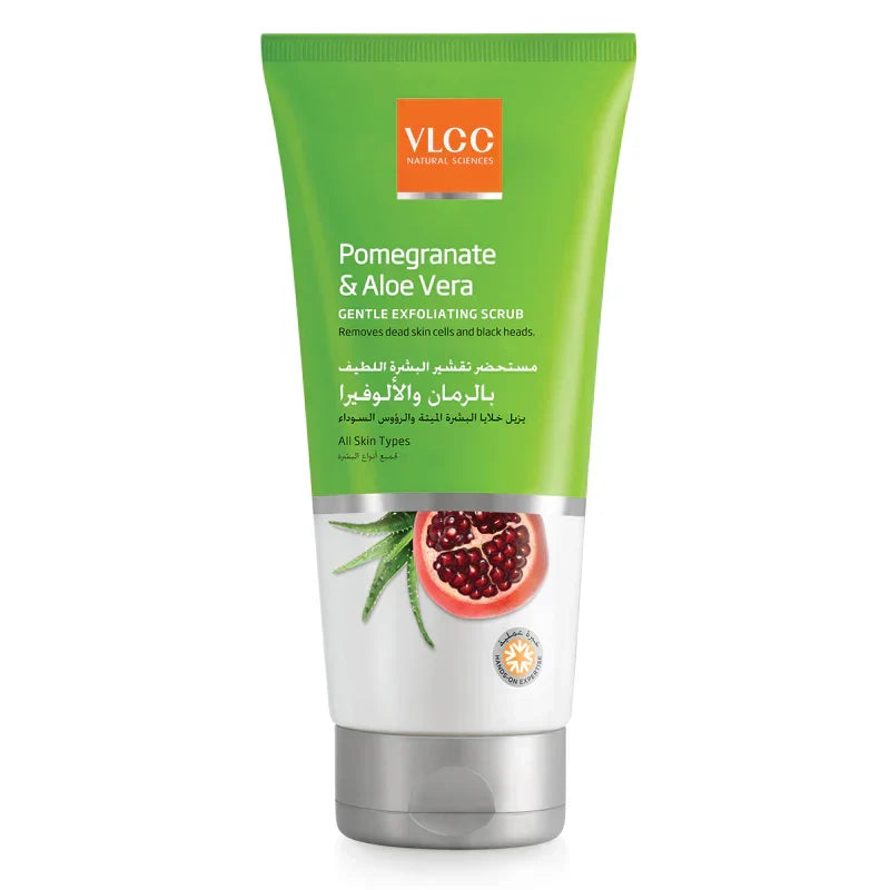 VLCC Pomegranate & Aloe Vera Gentle Exfoliating Scrub - 150ml - Buy Online in Pakistan at Cosmia.pk