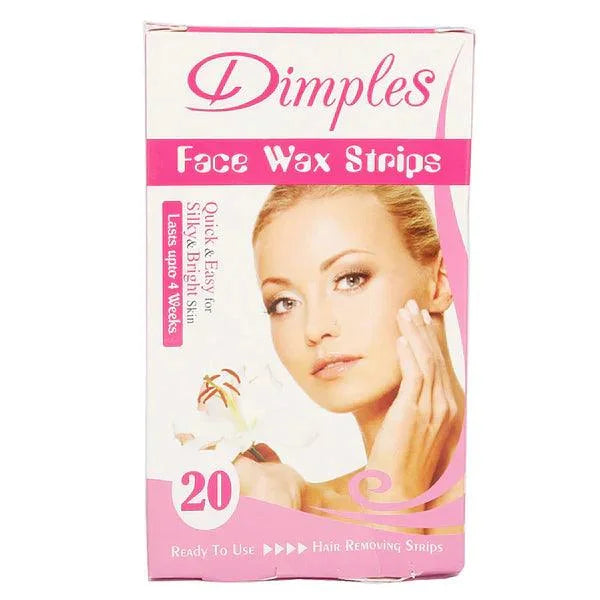 Dimple Face Wax Strips (20 Pcs) - Buy Online in Pakistan at Cosmia.pk