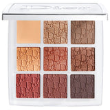 Dior Backstage Eye Palette - professional studio packshot, warm shade family with peach, coral, terracotta and warm browns (gallery image, not a specific variant)