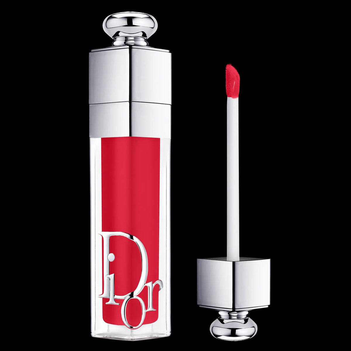 Dior Addict Lip Maximizer Gloss 022 Intense Red - professional packshot with applicator