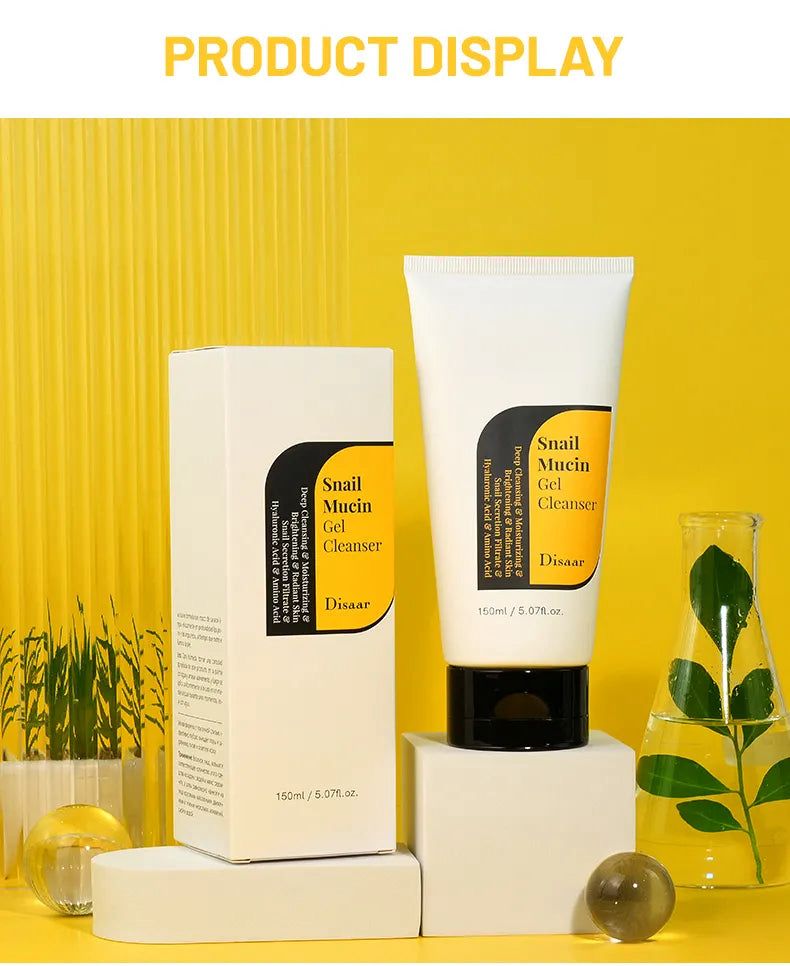 Disaar Snail Mucin Gel Cleanser 160ml — snail mucin face wash online in Pakistan — view 2
