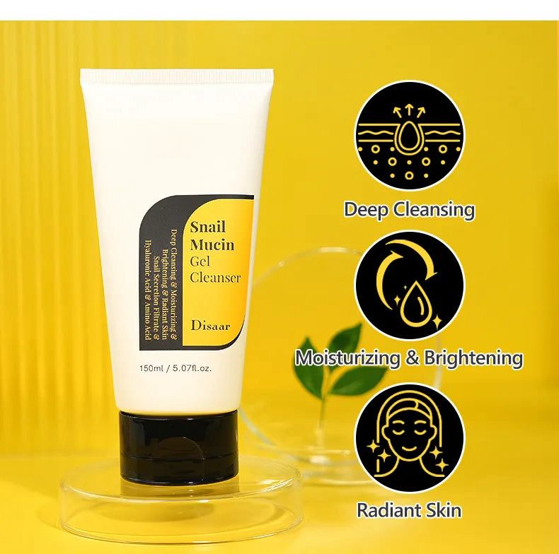 Disaar Snail Mucin Gel Cleanser 160ml — snail mucin face wash online in Pakistan — view 3