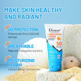 Disaar Sunscreen Moisturizing Face Cream SPF 50+ PA+++ 50g — sunscreen online in Pakistan — view 2