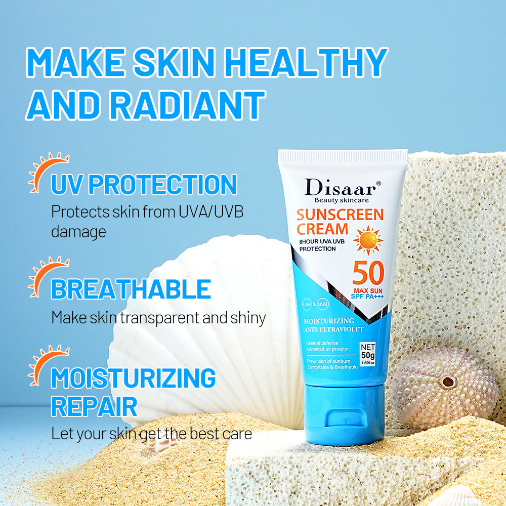 Disaar Sunscreen Moisturizing Face Cream SPF 50+ PA+++ 50g — sunscreen online in Pakistan — view 2