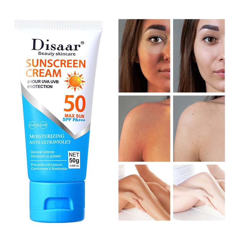 Disaar Sunscreen Moisturizing Face Cream SPF 50+ PA+++ 50g — sunscreen online in Pakistan — view 4