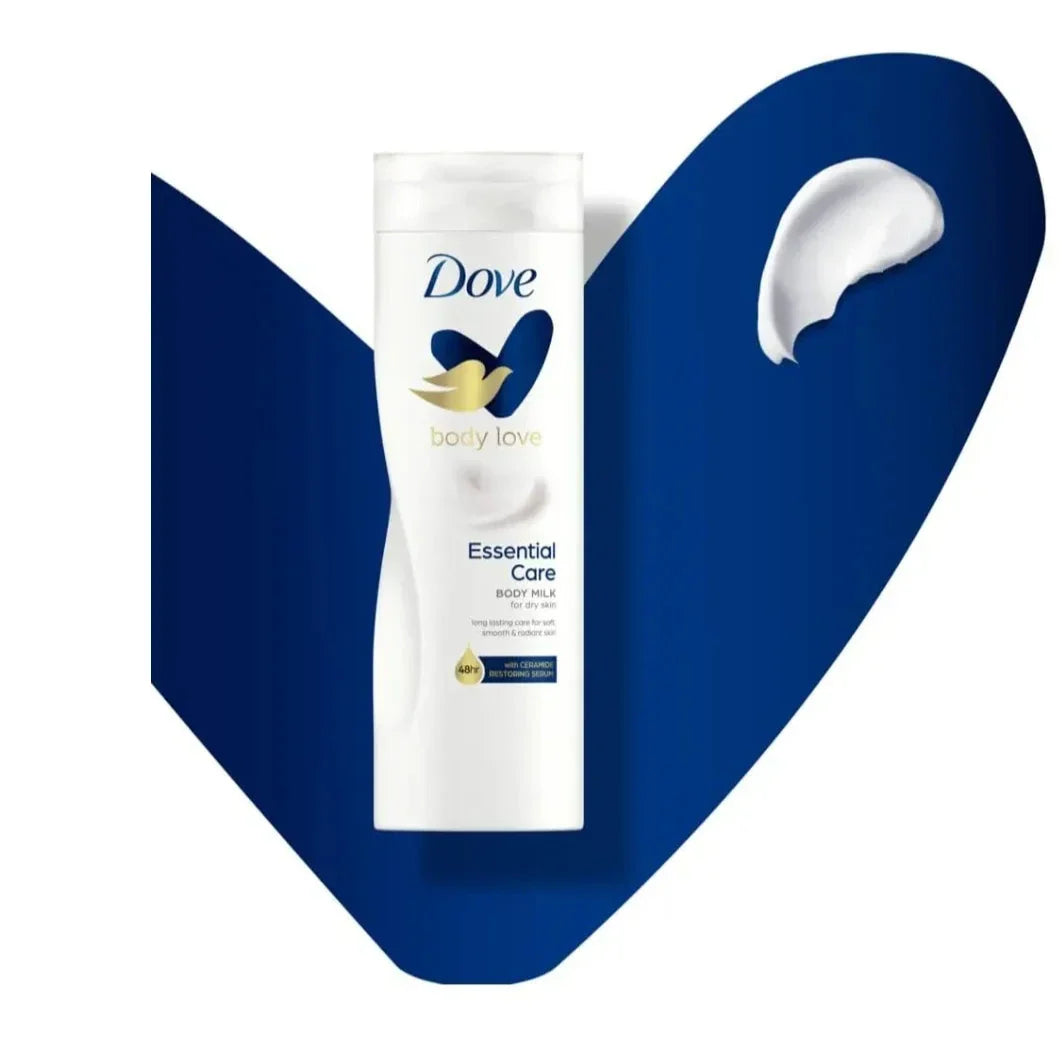 Dove Body Love Body Milk Lotion, for dry skin, Essential Care - 250ml - Buy Online in Pakistan at Cosmia.pk