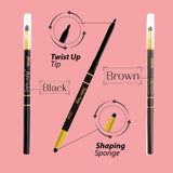 Sophia Asley 2in1 Color Stay Eyebrow And Eyeliner Brown Color - Buy Online in Pakistan at Cosmia.pk