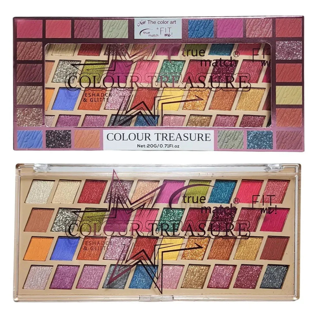 True Match 40 Colours Eyeshadow Shimmer Palette - Buy Online in Pakistan at Cosmia.pk