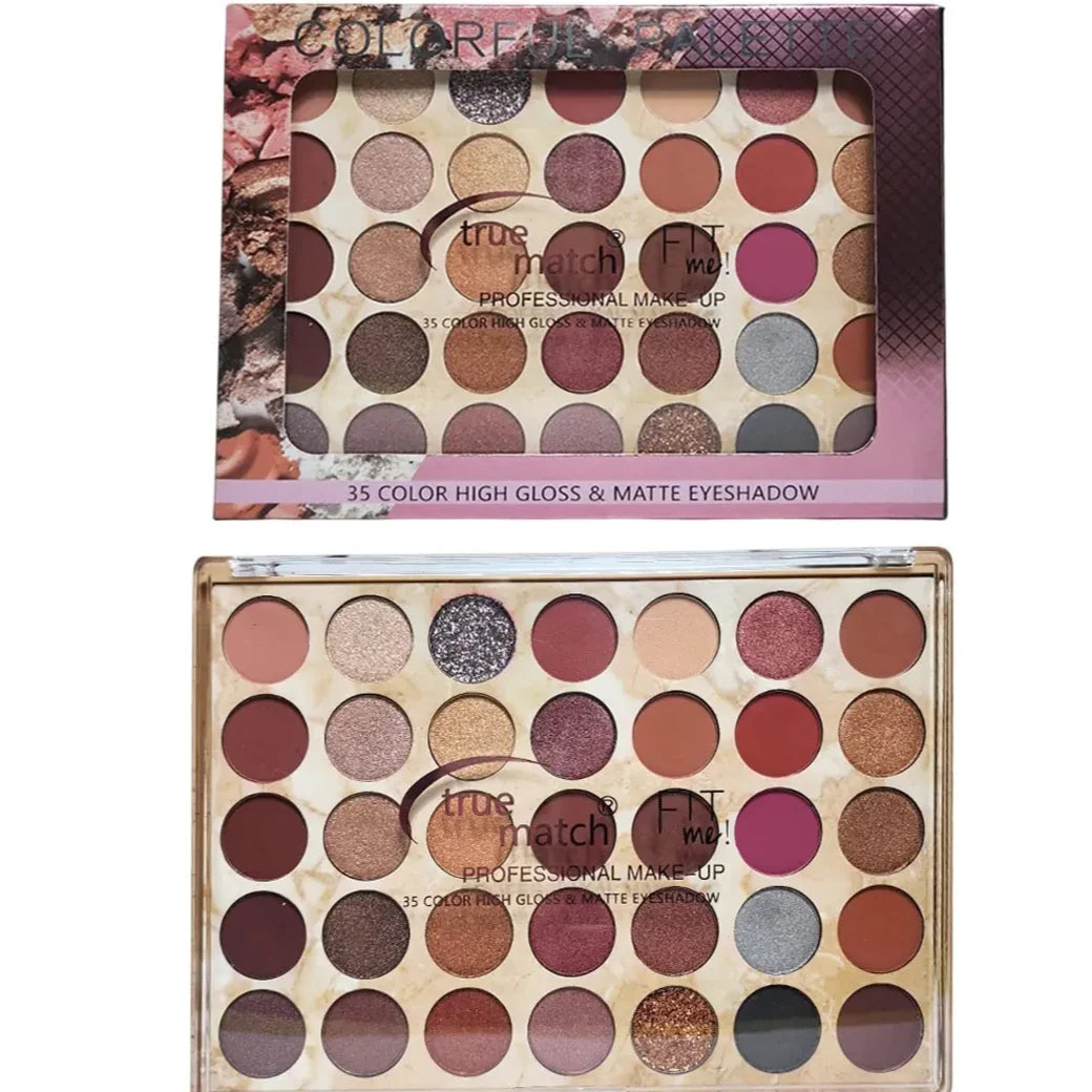 True Match Romantic Color Eyeshadow palette 35 Color - Buy Online in Pakistan at Cosmia.pk