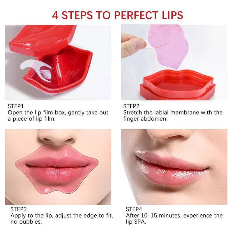 ESTELIN Fascinating Red Hydrogel Lip Mask - Buy Online in Pakistan at Cosmia.pk