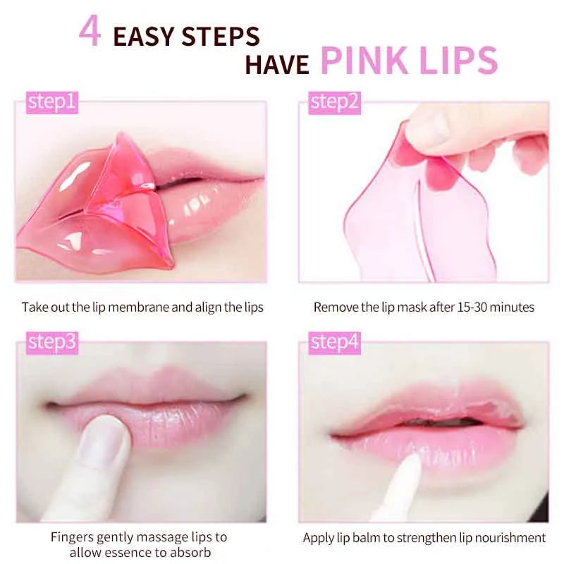 ESTELIN Cherry Blossom Pink Hydrogel Lip Mask - Buy Online in Pakistan at Cosmia.pk