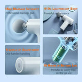 Portable Mini Massage Gun with 4 Interchangeable Heads - Buy Online in Pakistan at Cosmia.pk