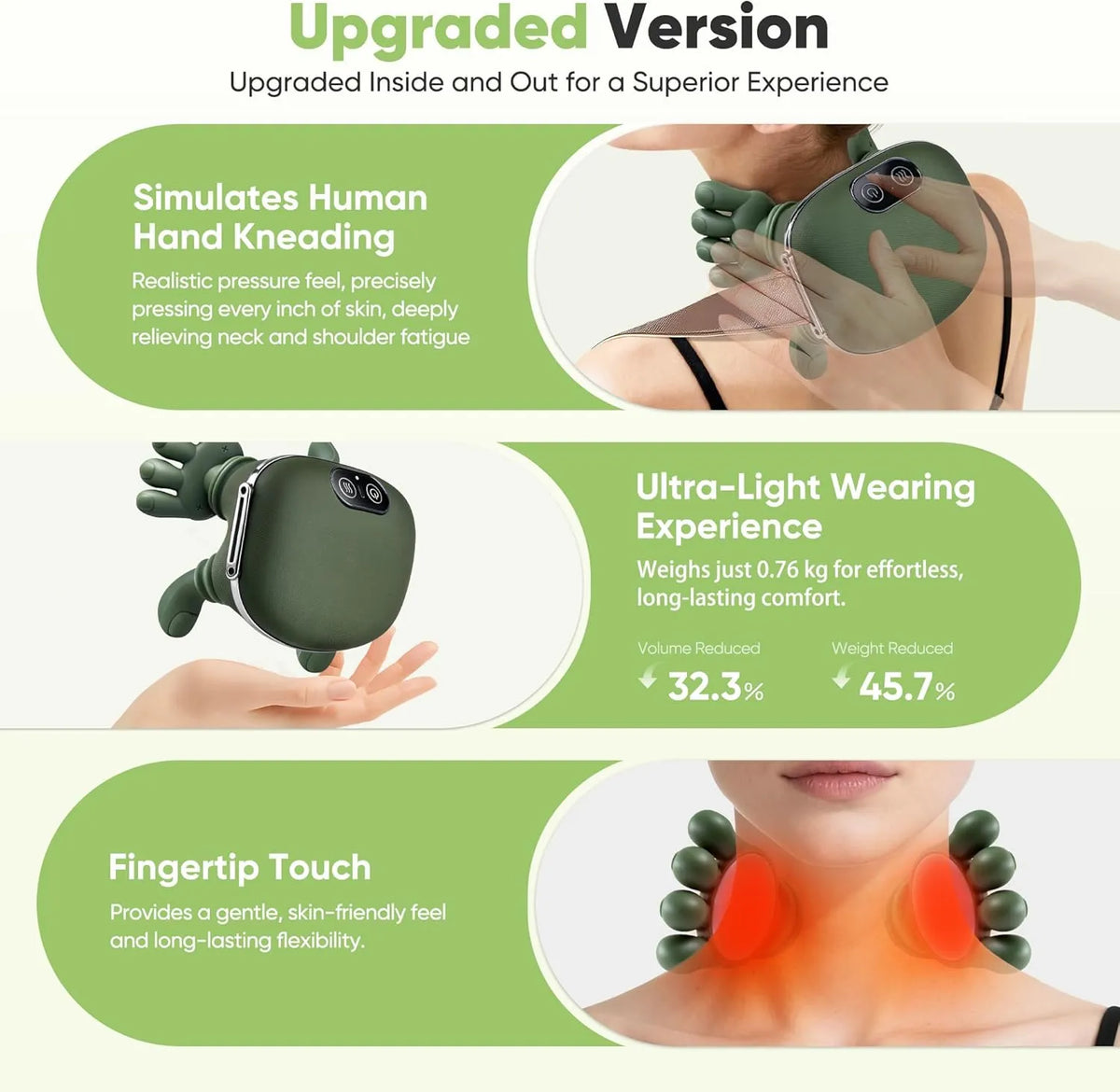 Shoulder and Neck Bionic Heated Massager with Fingers - Buy Online in Pakistan at Cosmia.pk