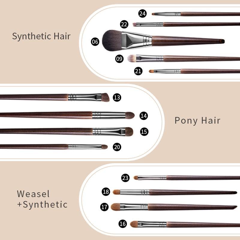 24 pcs Make Up Brushes - Buy Online in Pakistan at Cosmia.pk
