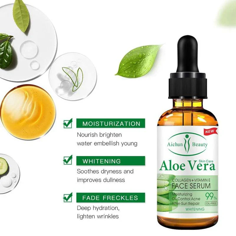 AICHUN BEAUTY Aloe Vera Moisturizing Face Serum For All Skin - 30ml - Buy Online in Pakistan at Cosmia.pk