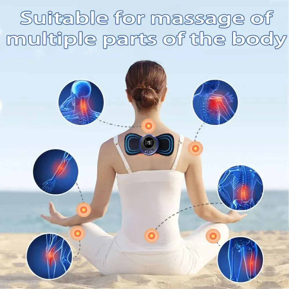 Electric EMS Cervical Back Muscle Pain Relief Mini Neck Massager - Buy Online in Pakistan at Cosmia.pk