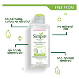 Simple Kind to Skin Eye Make‑Up Remover - 125ml - Buy Online in Pakistan at Cosmia.pk
