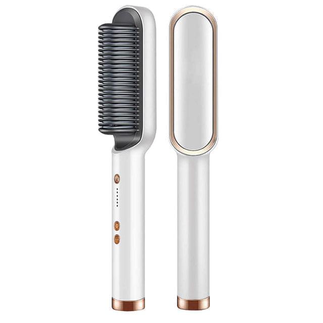 Hair Straightener Ceramic Heated Hair Brush - Buy Online in Pakistan at Cosmia.pk