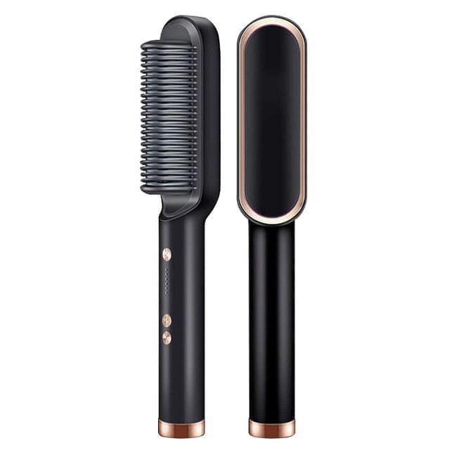 Hair Straightener Ceramic Heated Hair Brush - Buy Online in Pakistan at Cosmia.pk