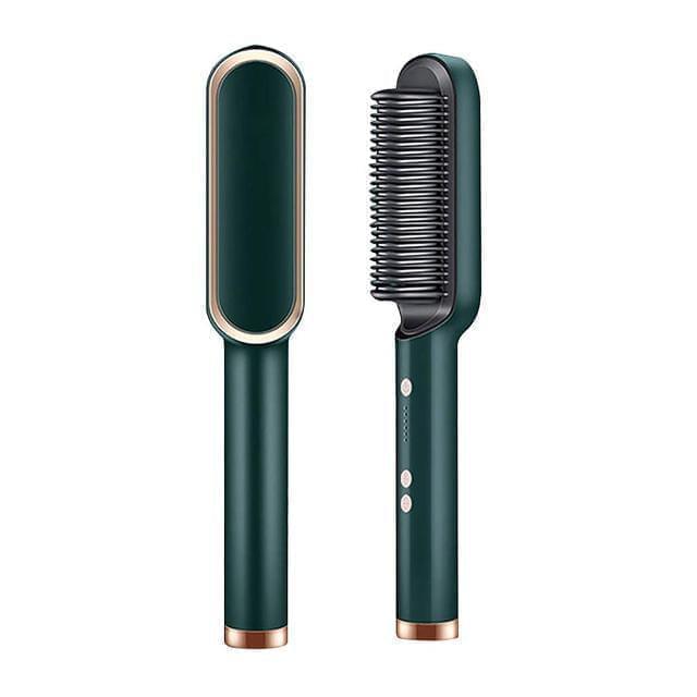 Hair Straightener Ceramic Heated Hair Brush - Buy Online in Pakistan at Cosmia.pk