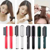 Hair Straightener Ceramic Heated Hair Brush - Buy Online in Pakistan at Cosmia.pk