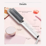 Hair Straightener Ceramic Heated Hair Brush - Buy Online in Pakistan at Cosmia.pk