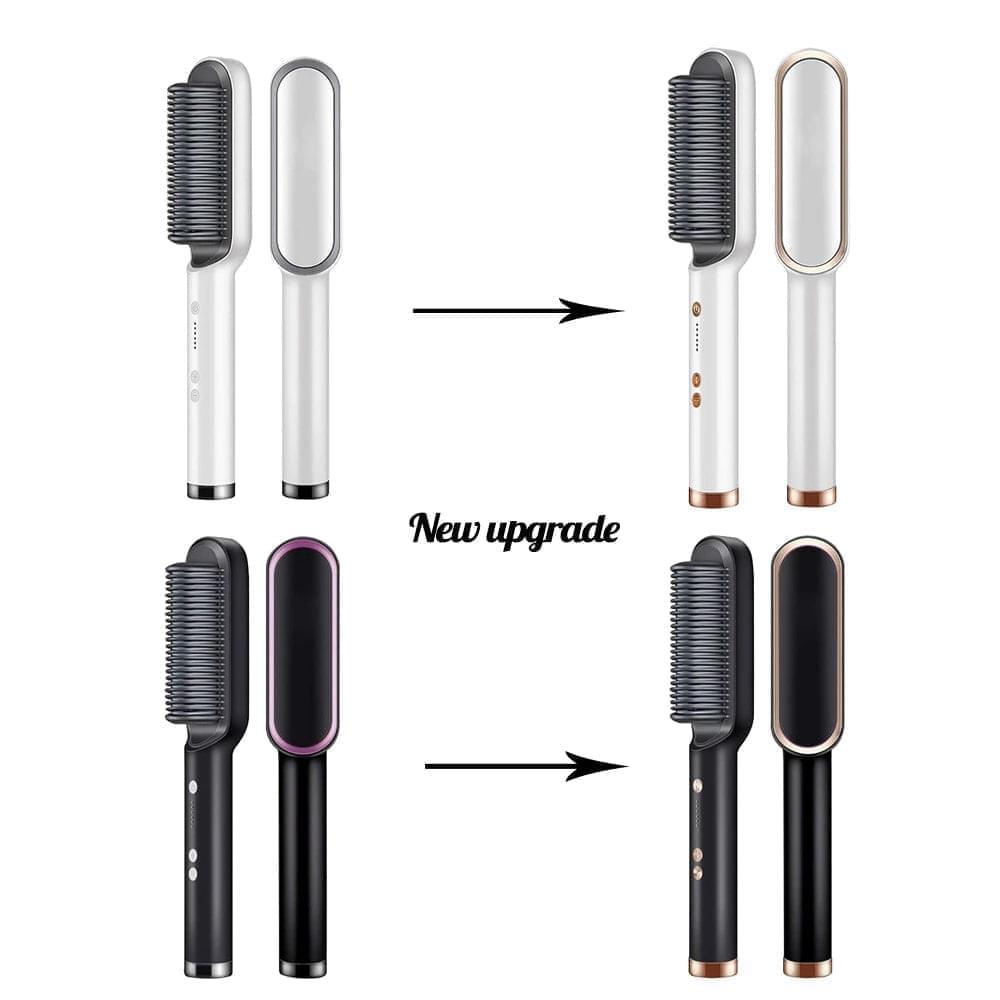 Hair Straightener Ceramic Heated Hair Brush - Buy Online in Pakistan at Cosmia.pk