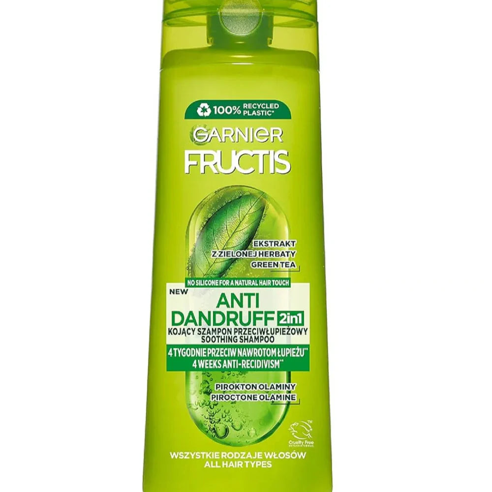 Garnier Fructis Anti-Dandruff 2-in-1 Fortifying Shampoo - 400ml - Buy Online in Pakistan at Cosmia.pk
