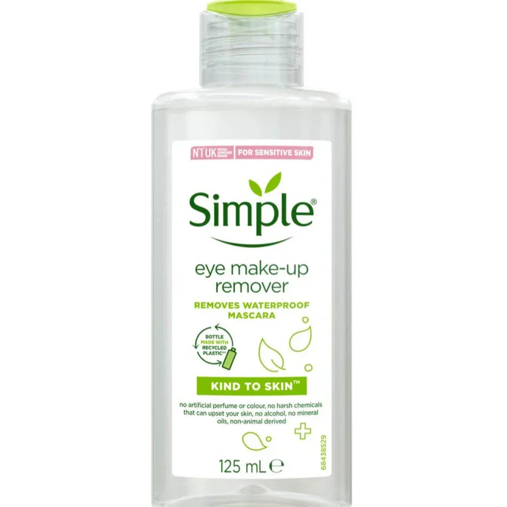 Simple Kind to Skin Eye Make‑Up Remover - 125ml - Buy Online in Pakistan at Cosmia.pk