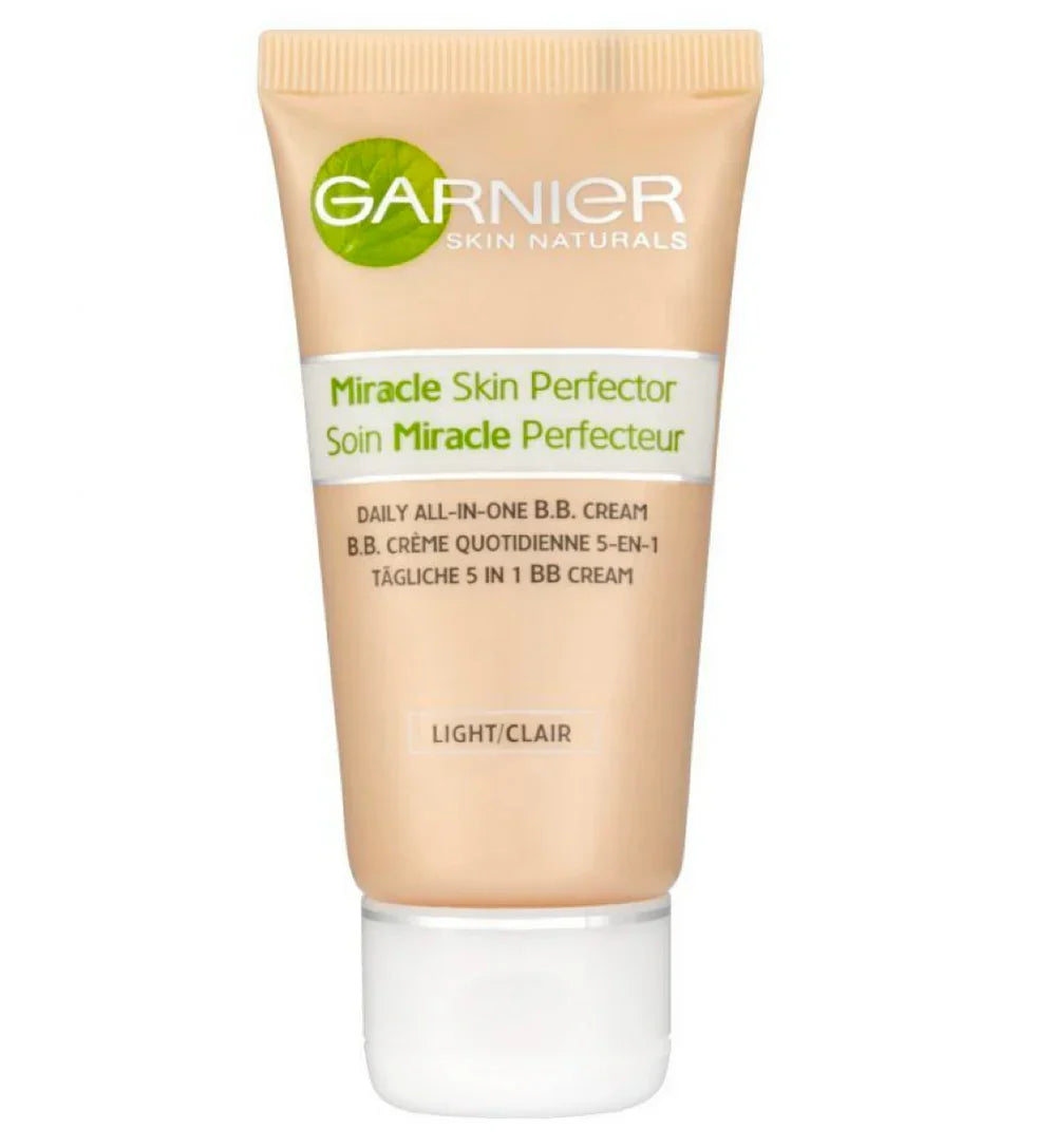 Garnier Skin Naturals Miracle Skin Perfector 5-in-1 Daily Moisturizer BB Cream, Light - Buy Online in Pakistan at Cosmia.pk