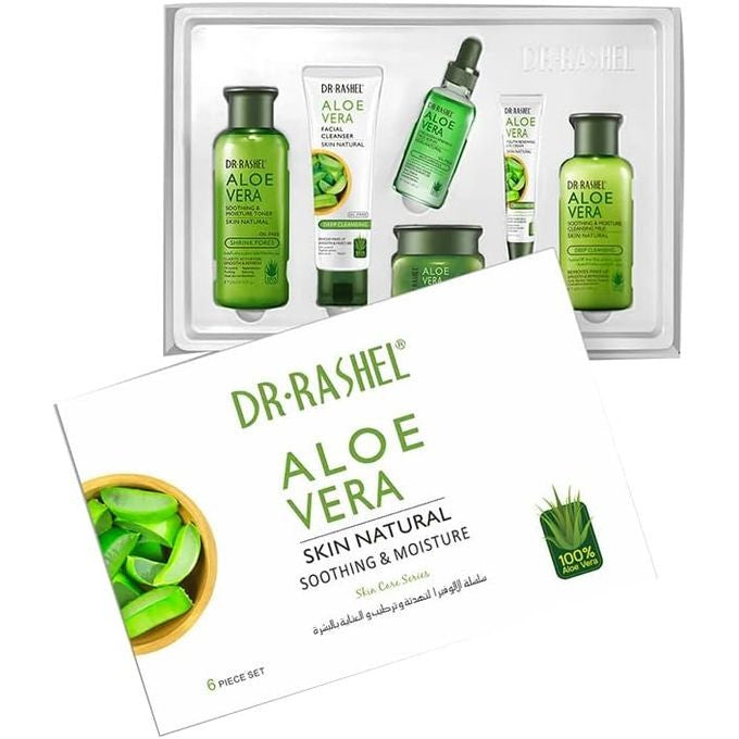 Dr Rashel Aloe Vera Skin Care Set Skin Natural 6 Pieces - Buy Online in Pakistan at Cosmia.pk - Image 3