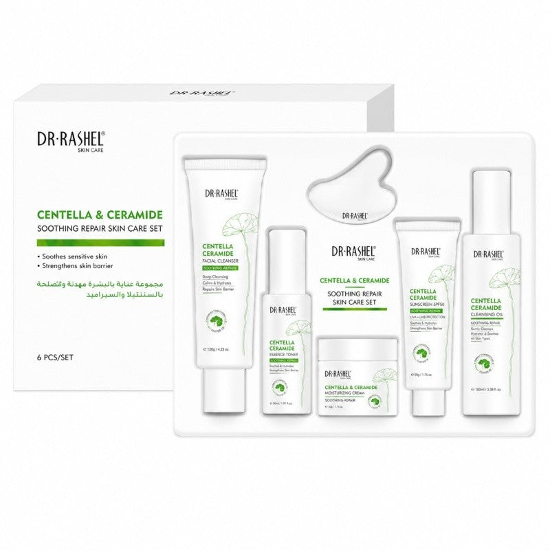 Dr Rashel Centella & Ceramide Skin Care Set Soothing Repair 6 Pieces - Buy Online in Pakistan at Cosmia.pk - Image 2