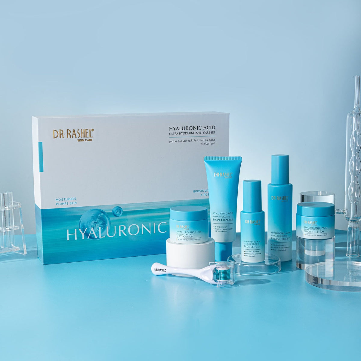 Dr Rashel Hyaluronic Acid Ultra Hydrating Skin Care Set 6 Pieces - Buy Online in Pakistan at Cosmia.pk - Image 1