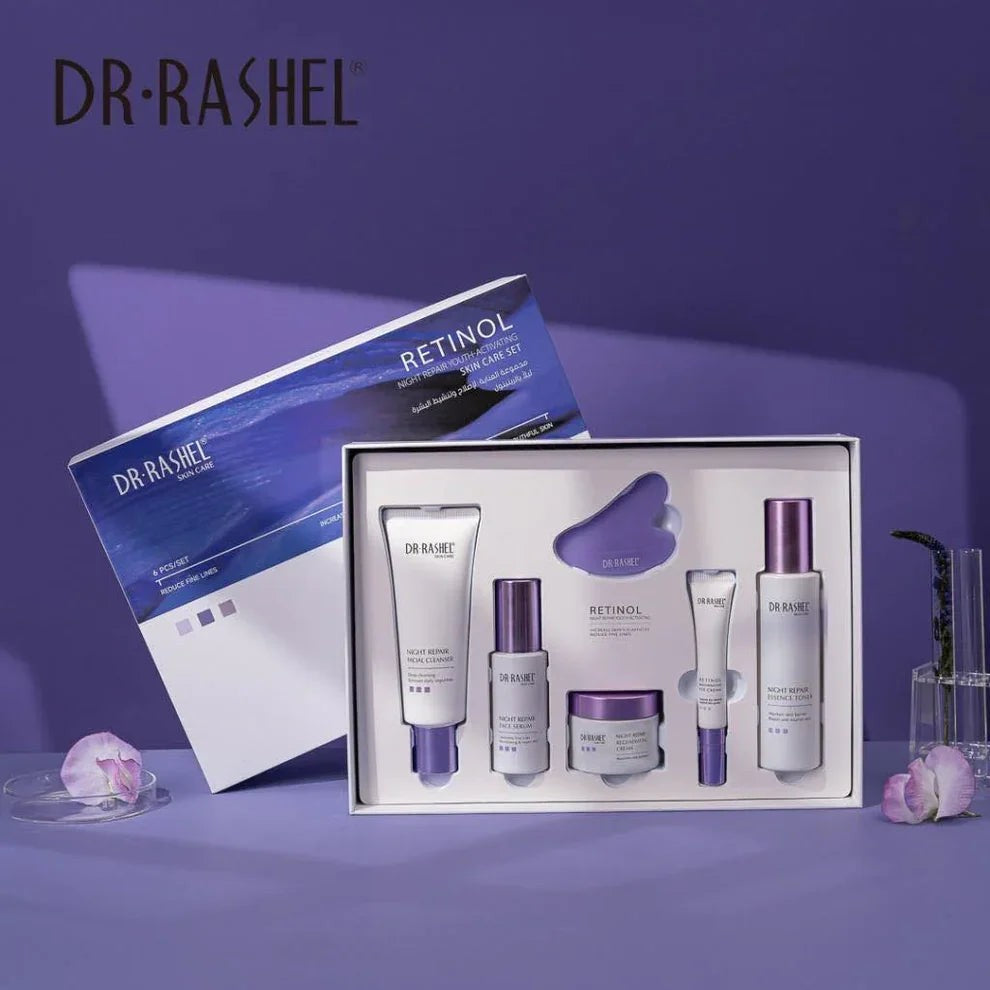 Dr Rashel Retinol Night Repair Skin Care Set 6 Pieces - Buy Online in Pakistan at Cosmia.pk - Image 2