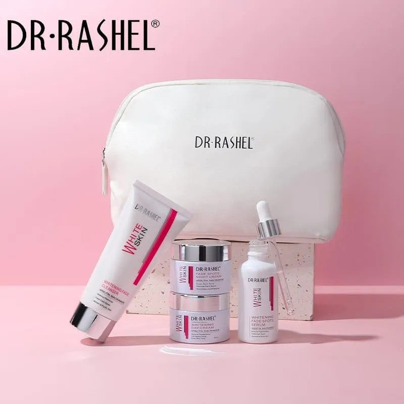 Dr Rashel White Skin Whitening Fade Spots Skin Care Set 4 Pieces - Buy Online in Pakistan at Cosmia.pk - Image 4