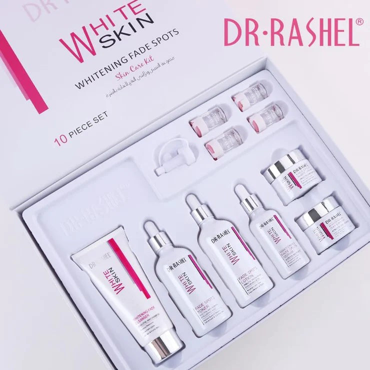 Dr Rashel Whitening Fade Spots Skin Care Series Set 10 Pieces - Buy Online in Pakistan at Cosmia.pk - Image 2