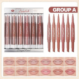 DragonRanee 6pcs 2-in-1 Matte Lipstick and Lip Liner Set - buy online in Pakistan - Image 1